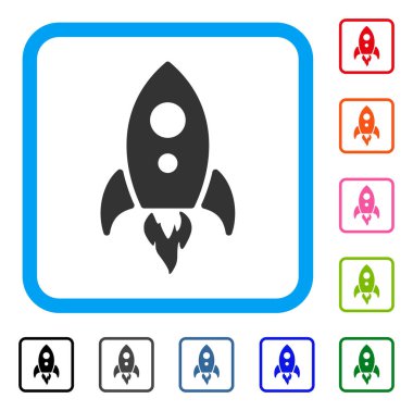 Başlangıç roket simgesi çerçeveli