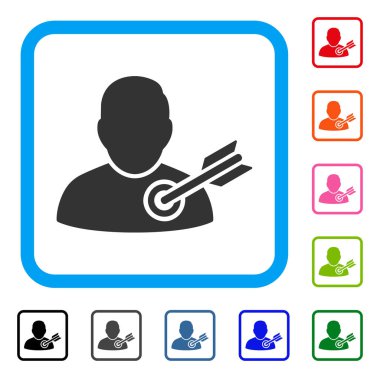 Hedef kullanıcı simgesi çerçeveli