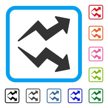 Eğilimler simgesi çerçeveli