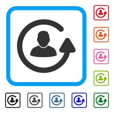 Güncelleştirme kullanıcı simgesi çerçeveli