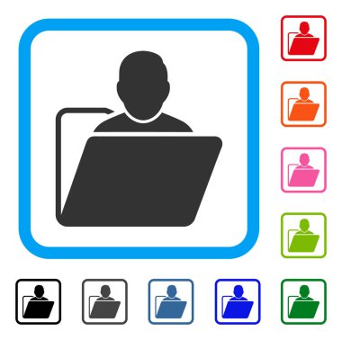 Kullanıcı klasör simgesi çerçeveli