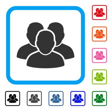 Kullanıcı grubu simgesi çerçeveli