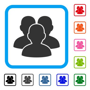 Kullanıcı grubu simgesi çerçeveli