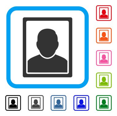 Kullanıcı görüntü simgesi çerçeveli