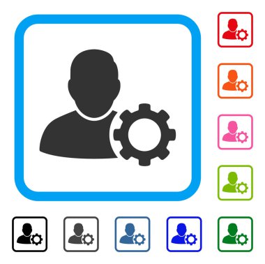 Kullanıcı ayarları dişli simgesini çerçeveli