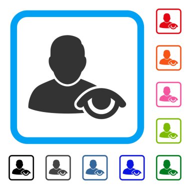 Simge görünümü kullanıcı çerçeveli