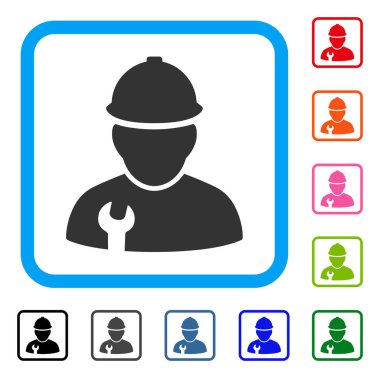 Alt simge çerçeveli