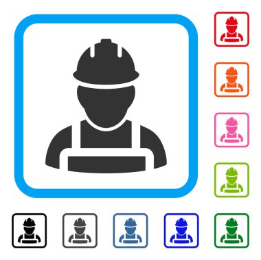 Alt simge çerçeveli