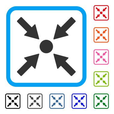 Ethereum harita işareti simgesi çerçeveli