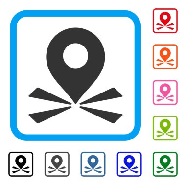 İmleç konumu simgesi çerçeveli