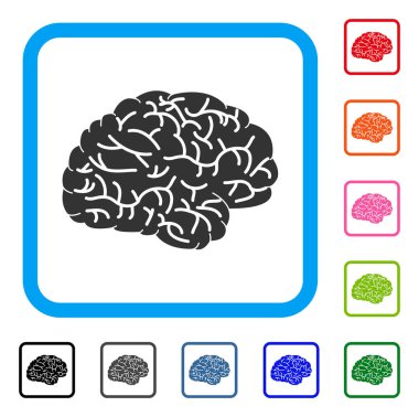 Beyin simgesi çerçeveli