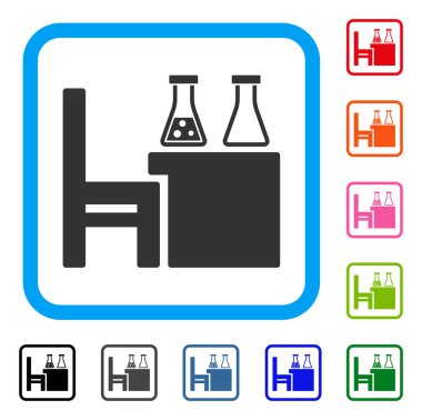 Kimyasal Resepsiyon simgesi çerçeveli