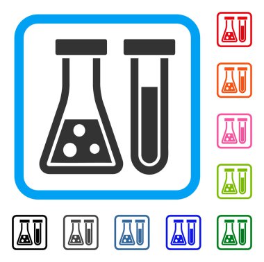 Kimya simgesi çerçeveli