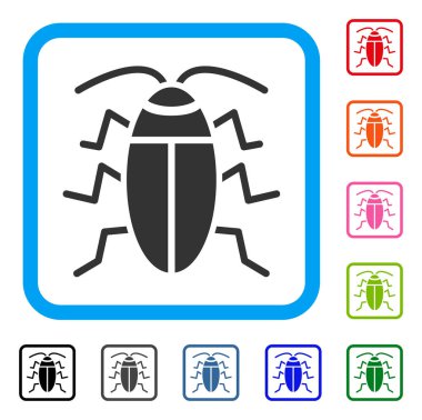 Cucaracha simgesi çerçeveli