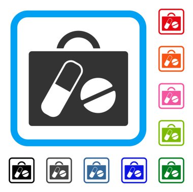 Uyuşturucu davası simgesi çerçeveli