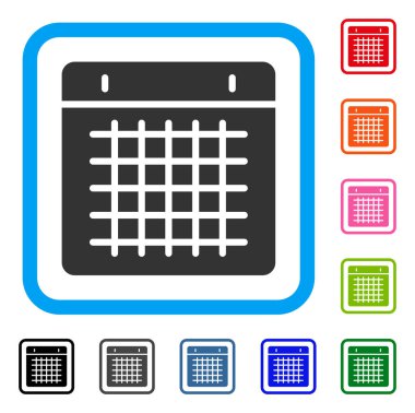 Görev takvim simgesini çerçeveli