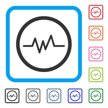 Echogram simgesi çerçeveli