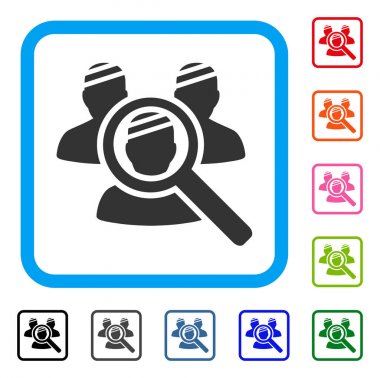 Hastalar çerçeveli simgesi keşfetmek