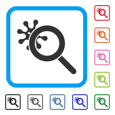 Virüs çerçeveli simgesi keşfetmek