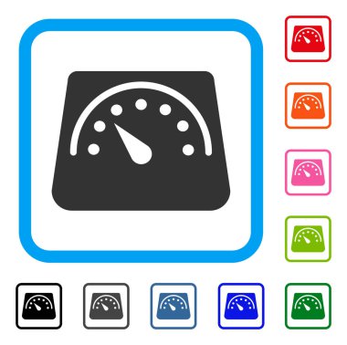 Basküller simgesi çerçeveli