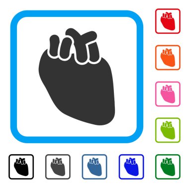 Kalp Organ simgesi çerçeveli