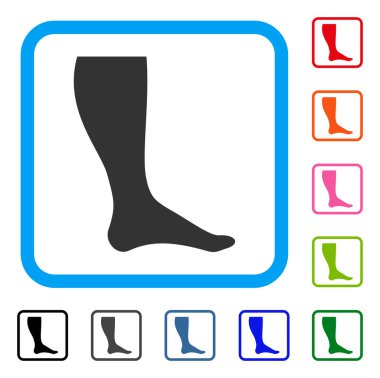 Bacak simgesi çerçeveli