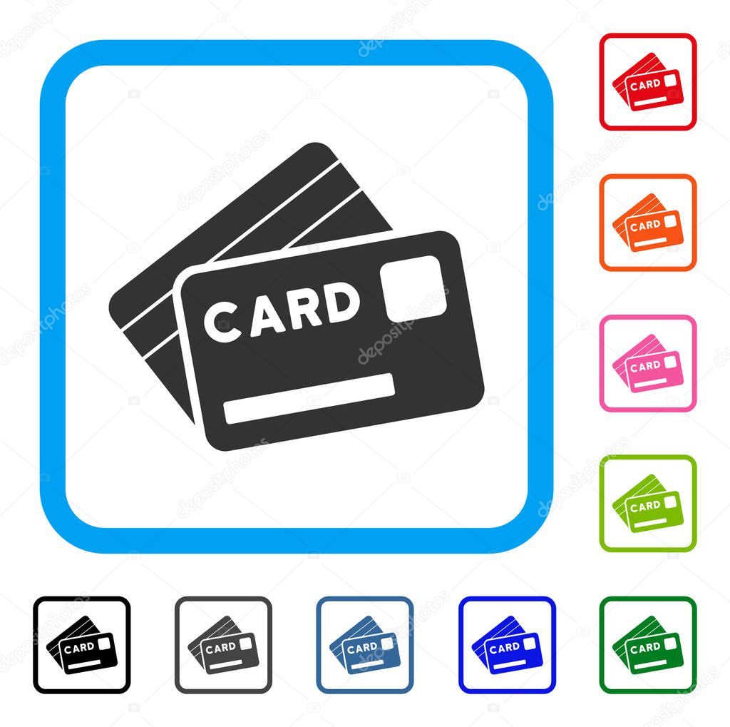 Credit Cards Framed Icon