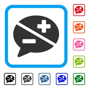 Anlaşmazlık simgesi çerçeveli