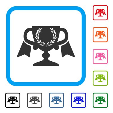 Başarı Ödülü Kupası simgesi çerçeveli