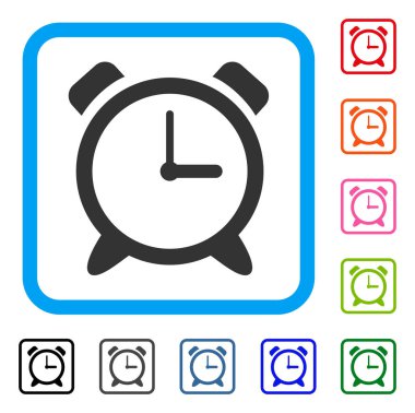 Çalar saat simgesi çerçeveli