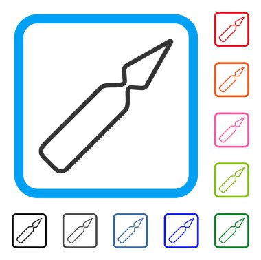 Ampül simgesini çerçeveli