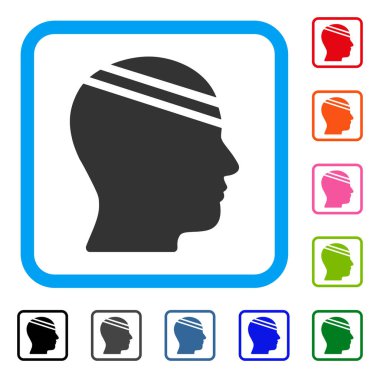 Hasta baş simge çerçeveli