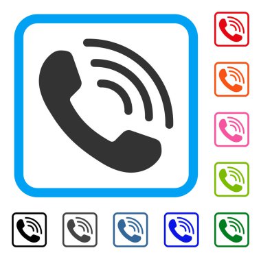 Telefonun çaldığını simgesi çerçeveli