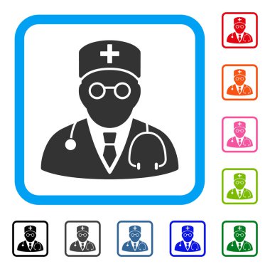 Hekim simgesi çerçeveli