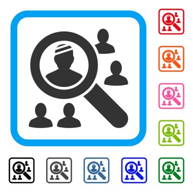 Simge arama hastalar çerçeveli