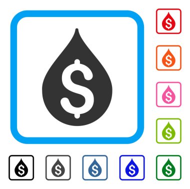 Para teslimatı simgesi çerçeveli