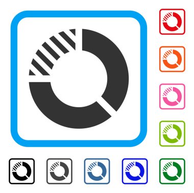 Pasta grafik simge çerçeveli