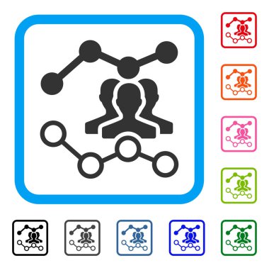 Seyirci eğilimleri simgesi çerçeveli