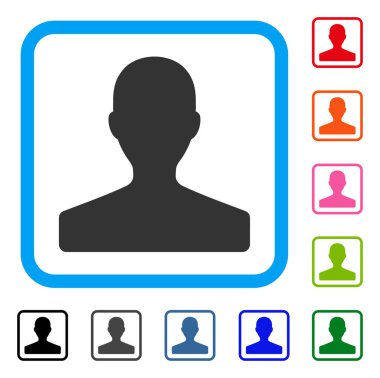 Müşteri simgesini çerçeveli