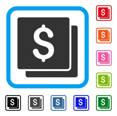 Finans simgesi çerçeveli