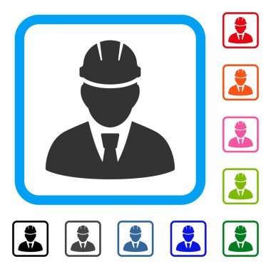 Mühendis simgesi çerçeveli