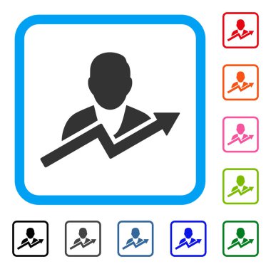 Kullanıcı eğilim simgesi çerçeveli