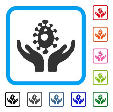 Biyoteknoloji simgesi çerçeveli