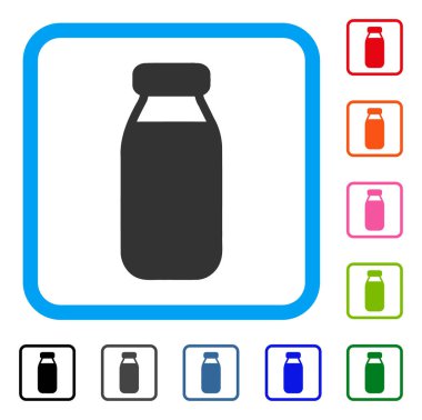 Şişe simgesi çerçeveli