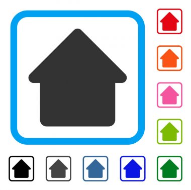 Kabin simgesi çerçeveli