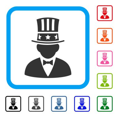 Kapitalist çerçeveli simgesi