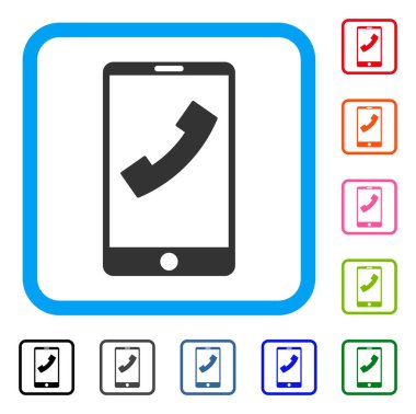 Cep telefonu simgesini çerçeveli