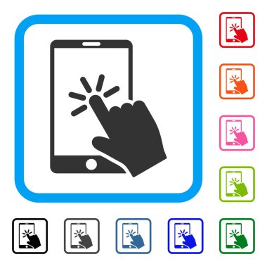 Smartphone çerçeveli simgesini tıklatın