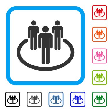 Topluluk simgesi çerçeveli