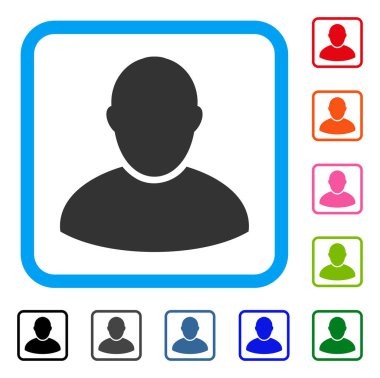 Müşteri simgesini çerçeveli